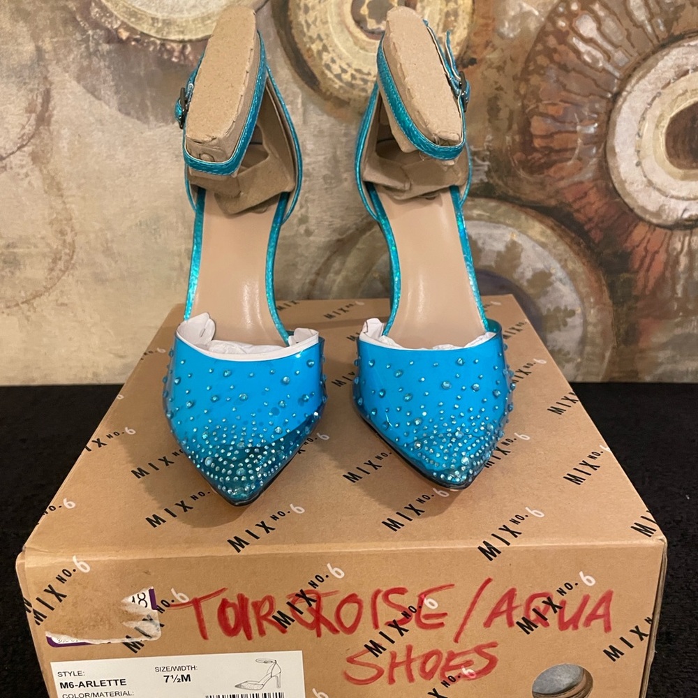 Mix No. 6 Snake Print Heels